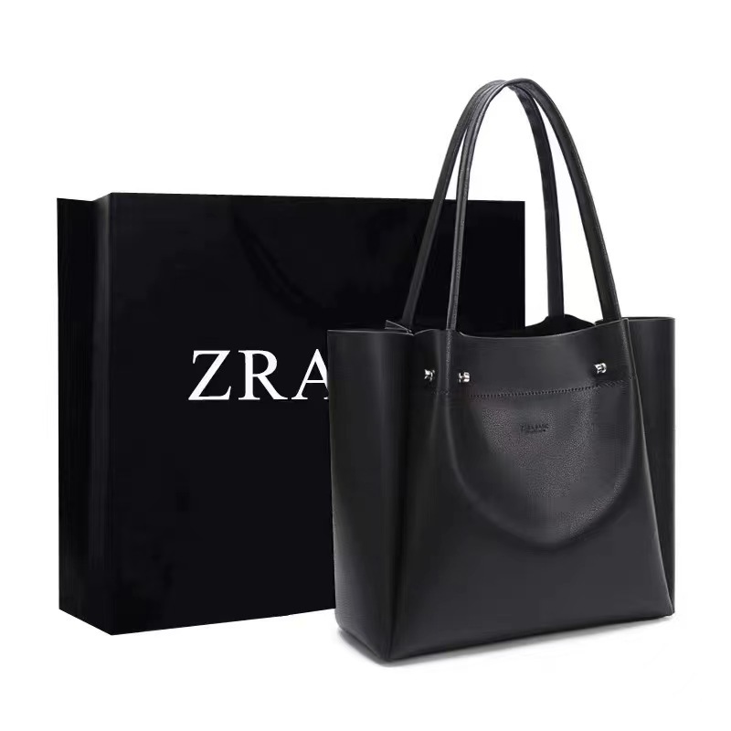 Z Women's Bag New Tote Bag Academy Style Handheld Large Capacity Versatile Single Shoulder Commuting Shopping Bag One Piece dropshipping