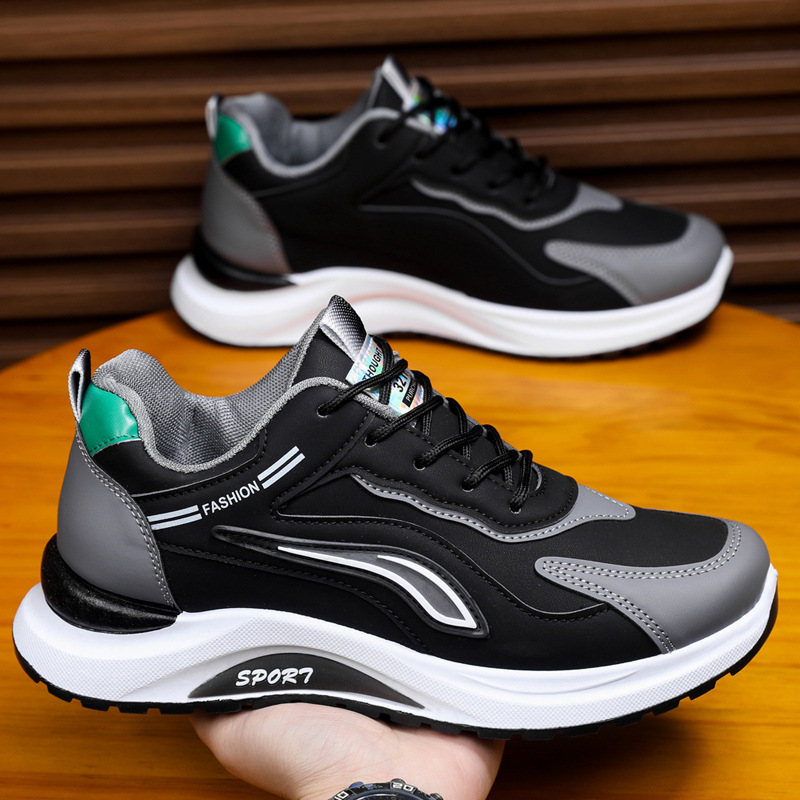 Cross border men's shoes 2025 summer versatile new men's trendy sports and leisure shoes versatile student running shoes wholesale