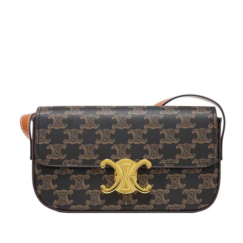 Trendy Triumph Underarm Cross border Women's Bag French Stick Bag Solid Color Tofu Bag Cross Shoulder Handheld Small Square Bag Versatile