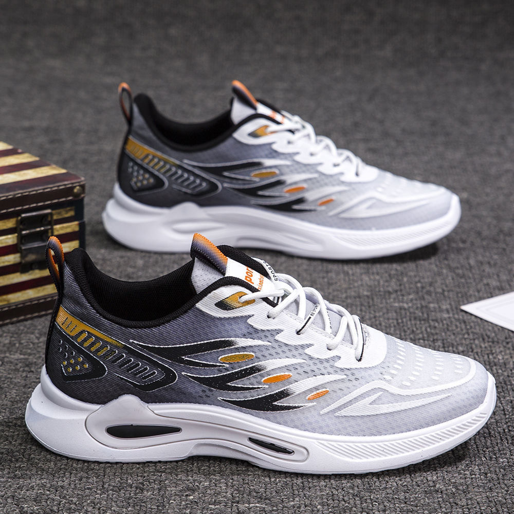 Men's casual sports shoes, casual shoes with soft soles, lightweight running shoes, fashionable, high-end, comfortable sports shoes, cross-border