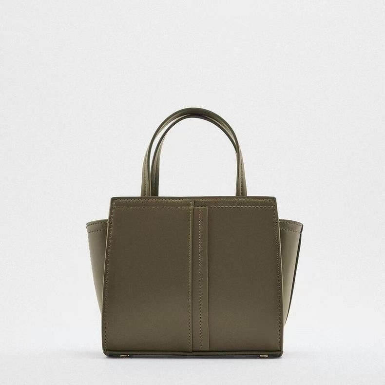 Z Foreign Trade Collection Autumn/Winter New Women's Bag Khaki Green Mini City Leisure Handheld Crossbody Broadband Wing Bag