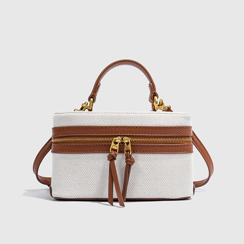 Cross border women's bag 2025 spring new product single shoulder diagonal cross popular hand-held hard fashion small square bag original one piece dropshipping