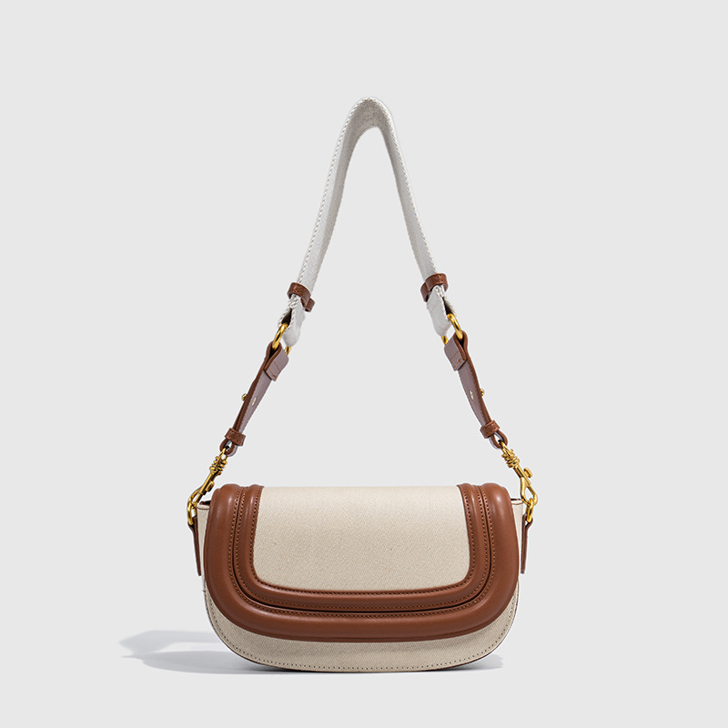 ZA MYLRF women's bag cross-border wholesale 2025 new wide shoulder strap diagonal cross armpit saddle bag trendy one-piece dropshipping