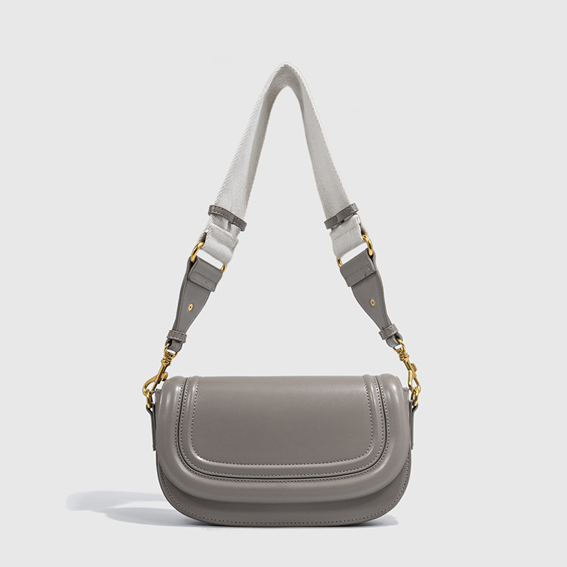 Z Family Women's Bag Cross border Foreign Trade Explosive Bag 2025 New Women's Bag Wide Shoulder Strap Single Shoulder Diagonal Underarm Saddle Bag