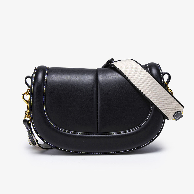 Spanish cross-border women's bag 2025 new saddle bag magnetic buckle flip cover decorative crossbody bag, one piece dropshipping