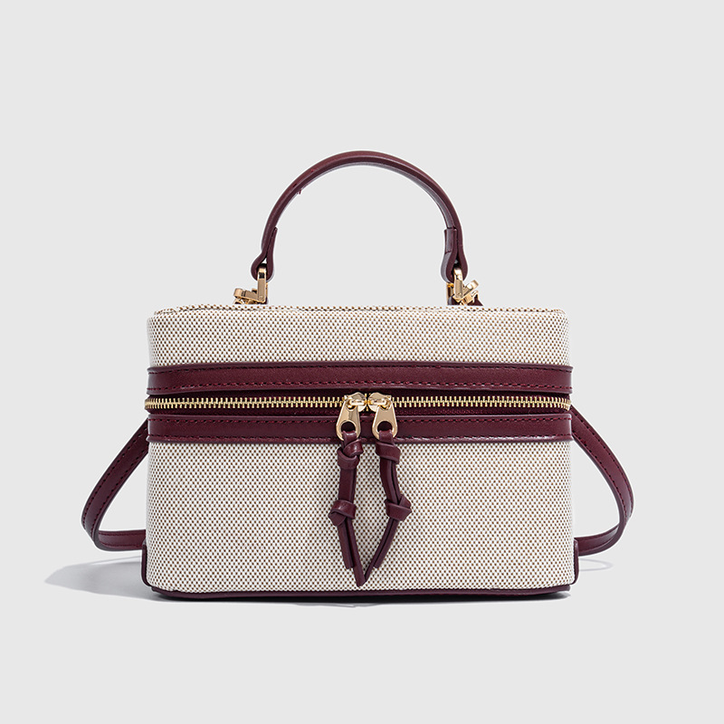 Cross border women's bag 2025 spring new product single shoulder diagonal cross popular hand-held hard fashion small square bag original one piece dropshipping