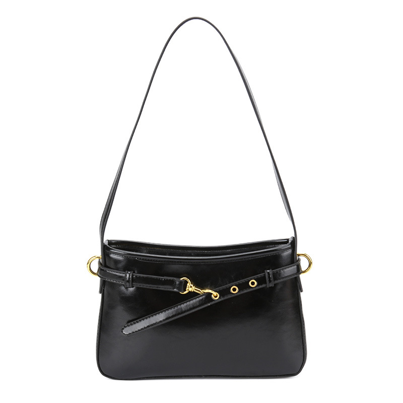 25 new high-end texture bags for foreign trade, women's fashionable commuting armpit bags, cross-border popular retro single shoulder diagonal cross bags