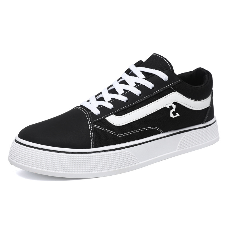 Cross border casual men's shoes canvas shoes large size Korean version spring and autumn versatile low top student classic board shoes casual men's shoes