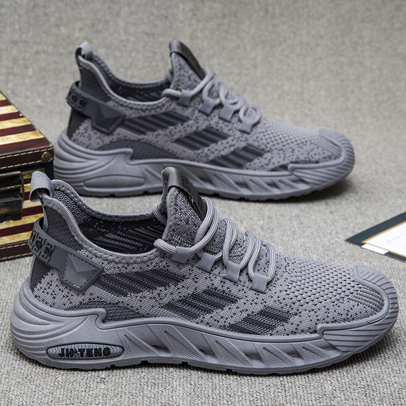 Cross border men's shoes, summer mesh sports shoes, outdoor men's fashion new styles, breathable sports and leisure shoes wholesale