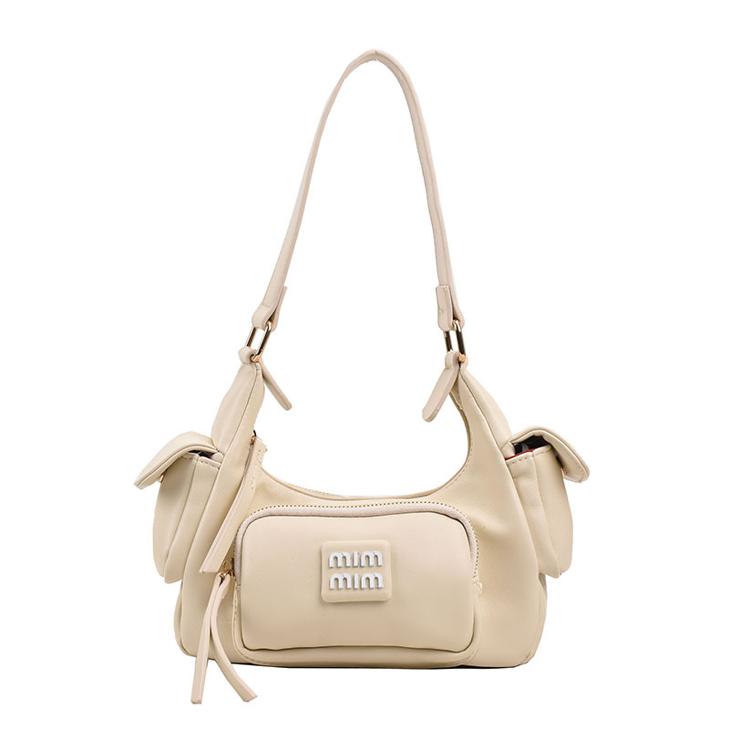 Internet celebrity high-end versatile armpit bag women's bag 2023 new fashionable texture simple shoulder bag stylish small square bag