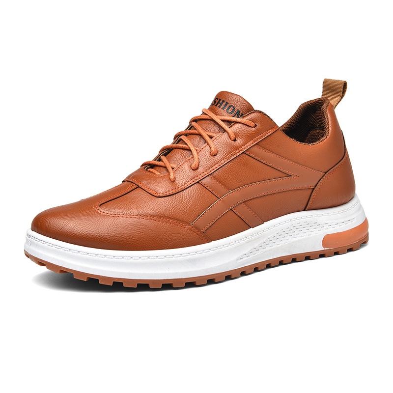2025 New Summer Men's Shoes Foreign Trade PU Casual Running Shoes Cross border Warm Men's Sports Shoes Men's Shoes