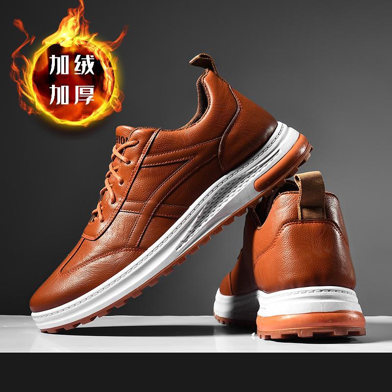 2025 New Summer Men's Shoes Foreign Trade PU Casual Running Shoes Cross border Warm Men's Sports Shoes Men's Shoes