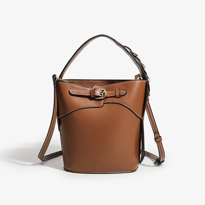 Z Home Cross border Handheld Bucket Bag 2025 New Fashionable Commuter Single Shoulder Crossbody Bag Texture Women's Bag One Piece dropshipping