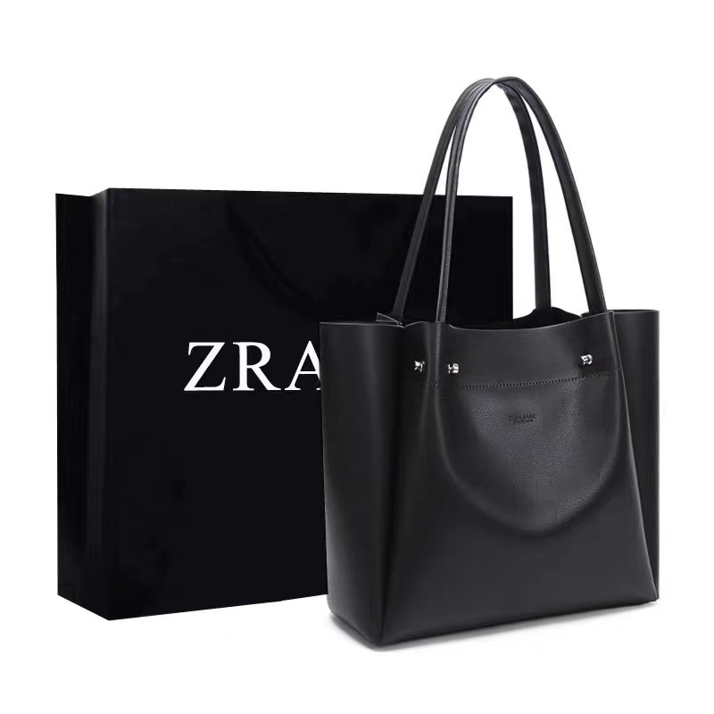 Z Women's Bag New Tote Bag Academy Style Handheld Large Capacity Versatile Single Shoulder Commuting Shopping Bag One Piece dropshipping