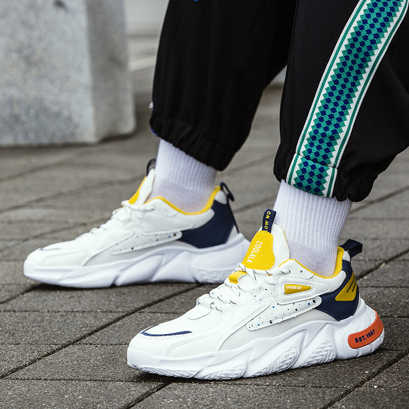 Wholesale foreign trade casual shoes men's shoes 2024 new shoes spring breathable dad shoes men's low top sports shoes