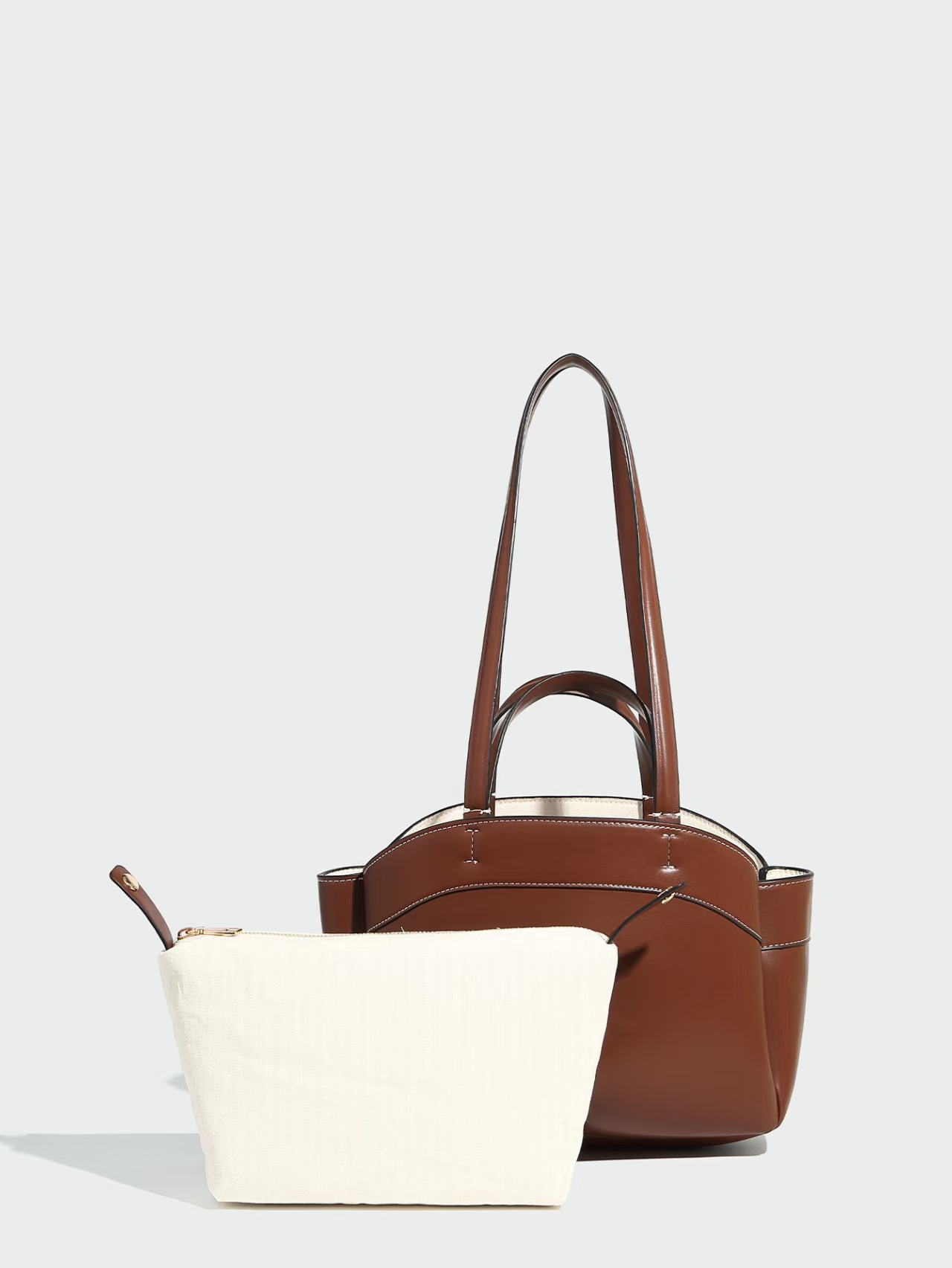 ZA Cross border Women's Bag 2025 Tote Bag Autumn New Product Fashionable Large Capacity Mother and Child Bag Single Shoulder Handheld Shopping