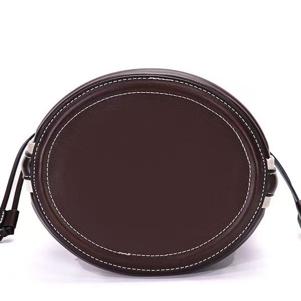 Z family cross-border cylindrical bag for women 2025 new niche design, two handed lifting fashionable commuting single shoulder crossbody bucket bag