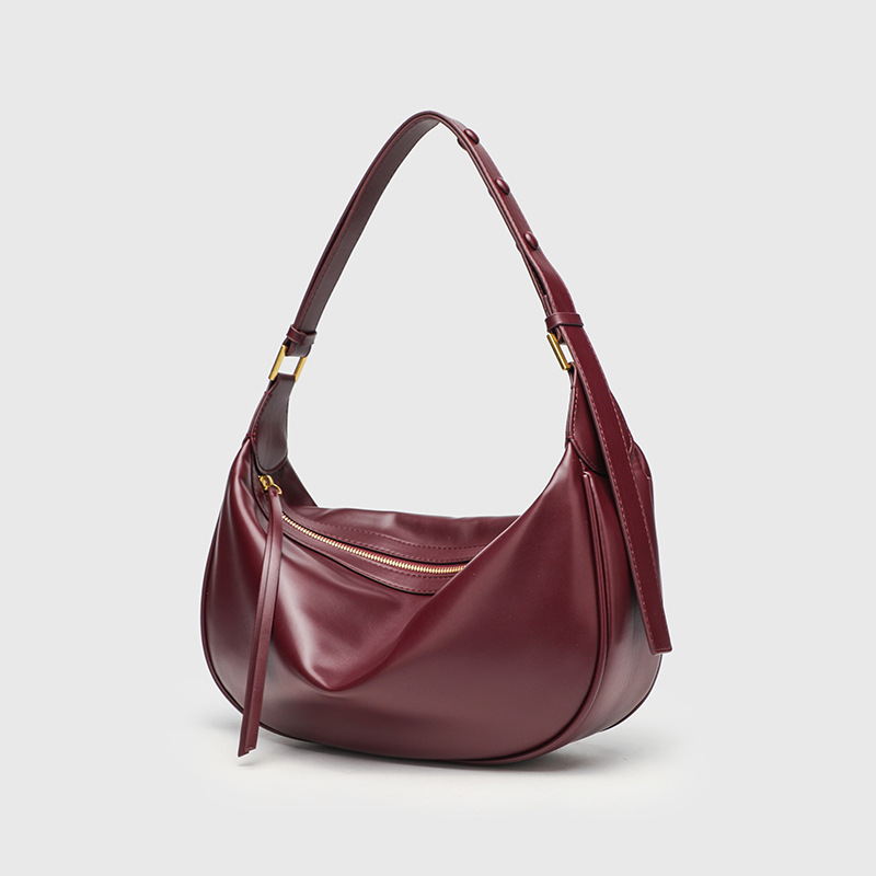 Zajia Cross border Women's Bag New Fashionable and High Quality Single Shoulder Crossbody Bag Versatile and Niche Design Underarm Dumpling Bag