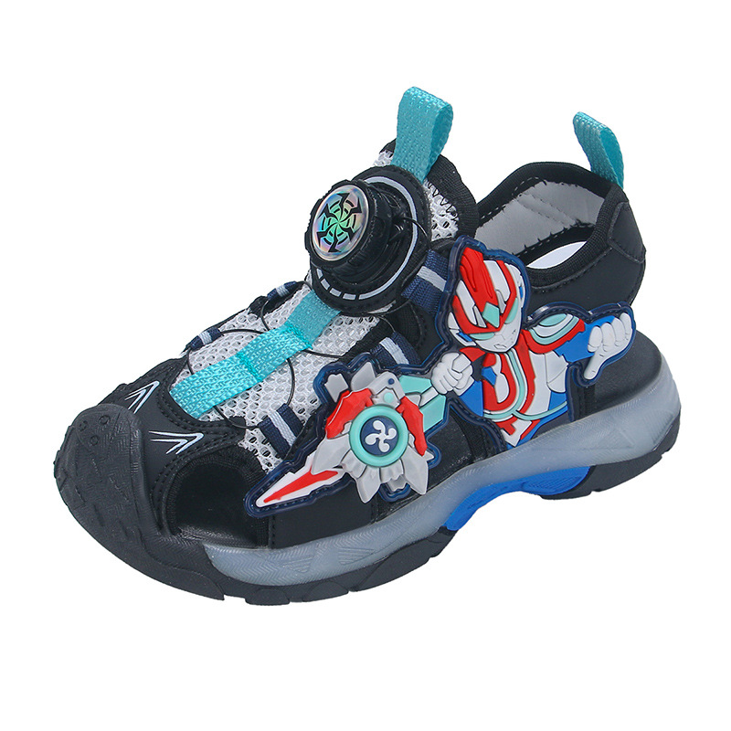 Bright Children's Headband Sandals 2024 Summer New Style for Boys, Boys, Primary and Secondary School Students Sandals