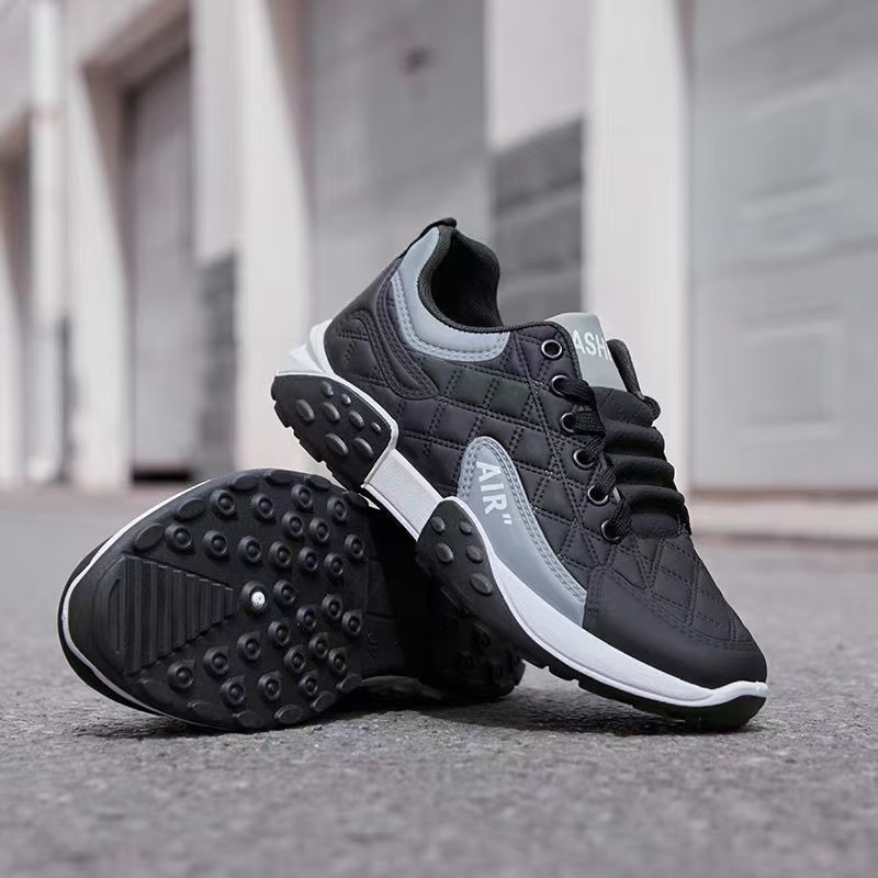 Cross border thick soled dad shoes men's 2025 spring Korean version comfortable running Forrest Gump shoes low cut breathable sports men's shoes