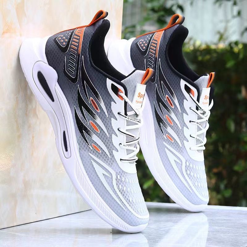 Men's casual sports shoes, casual shoes with soft soles, lightweight running shoes, fashionable, high-end, comfortable sports shoes, cross-border