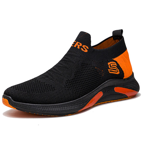 Spring and summer sports shoes for men 2024 new trend men's shoes casual versatile fly woven casual shoes fashionable sneakers