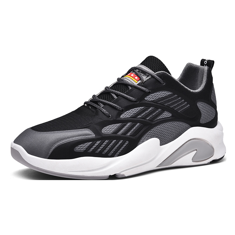 Cross border men's shoes 2024 spring and summer student sneakers trendy shoes Korean version fashion running shoes Flyknit sports men's shoes
