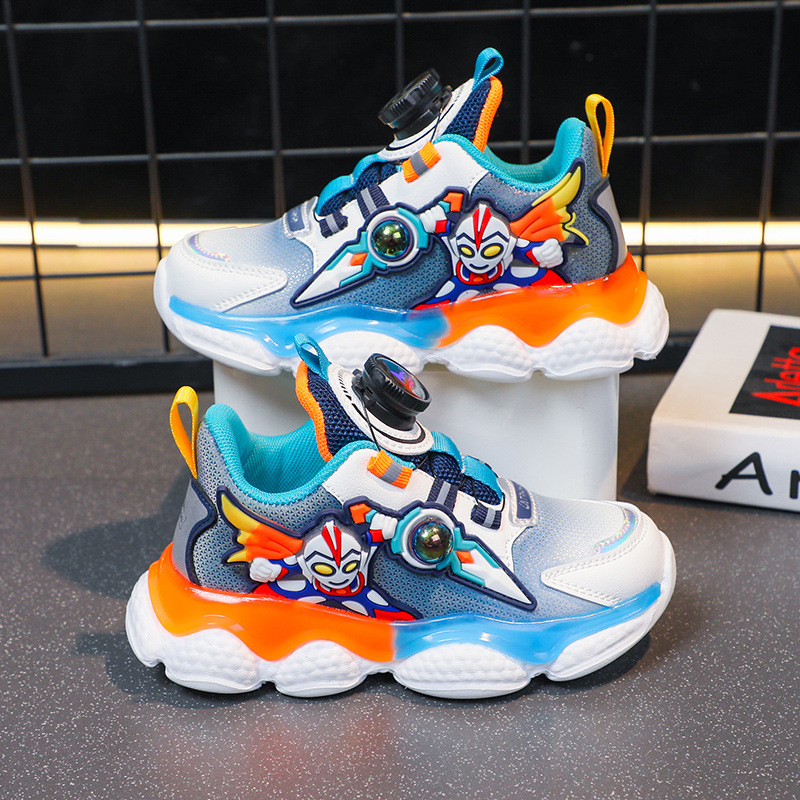 Astro Boy Children's Sports Shoes Spring/Summer 2023 New Mesh Breathable Boys' Shoes Middle and Large Boys' Running Shoes