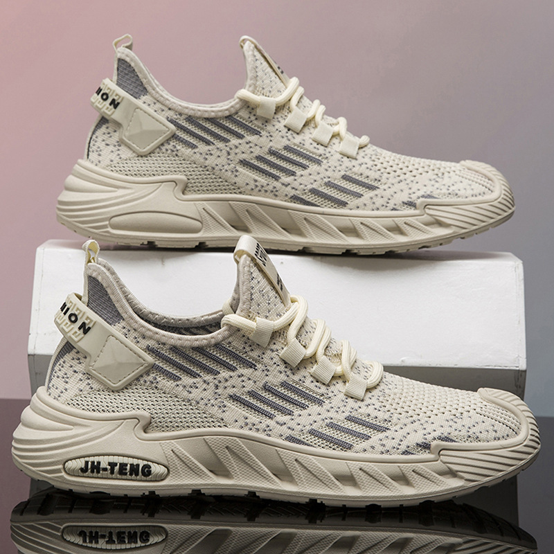 Cross border men's shoes, summer mesh sports shoes, outdoor men's fashion new styles, breathable sports and leisure shoes wholesale