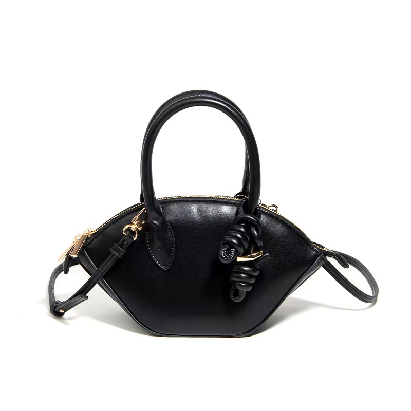 Cross border women's bag 2025 new fashionable high-end hand-held pendant mini city bag shell bag shoulder crossbody bag
