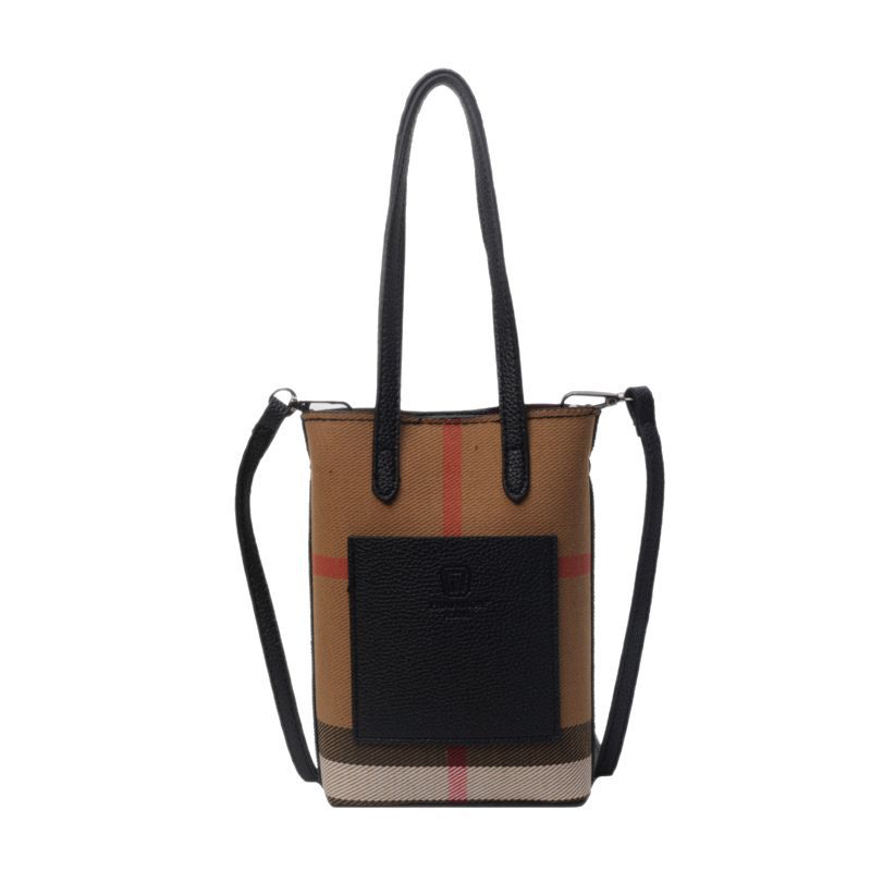 Mobile bag, women's crossbody bag, 2025 new style, stylish, niche, high-end, versatile small bag, trendy grid, foreign trade, cross-border