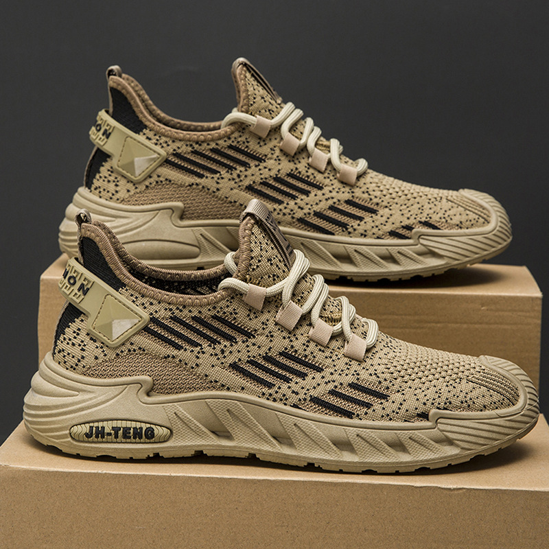 Cross border men's shoes, summer mesh sports shoes, outdoor men's fashion new styles, breathable sports and leisure shoes wholesale