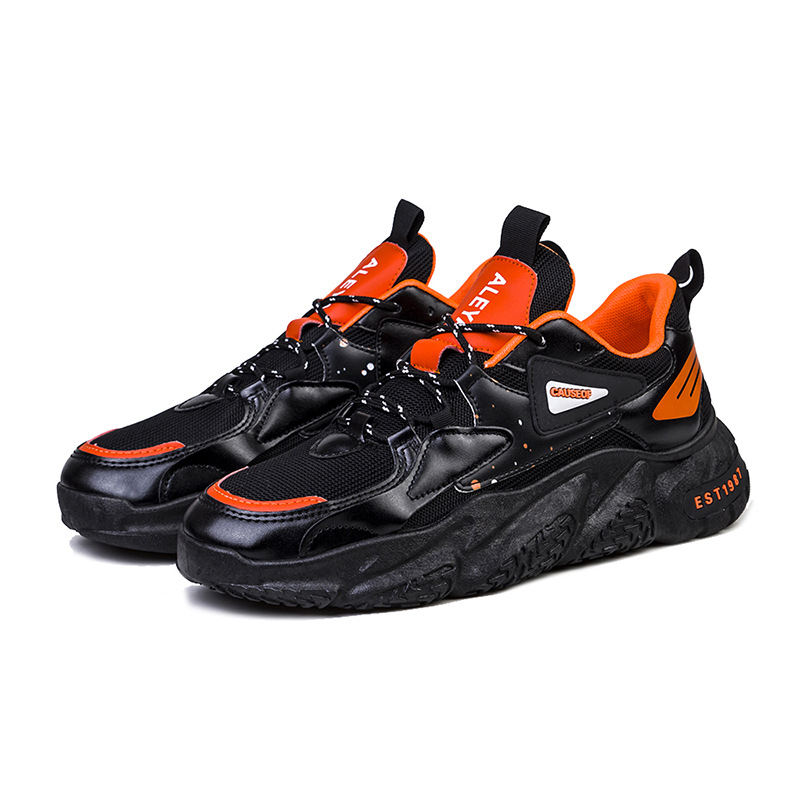 Wholesale foreign trade casual shoes men's shoes 2024 new shoes spring breathable dad shoes men's low top sports shoes