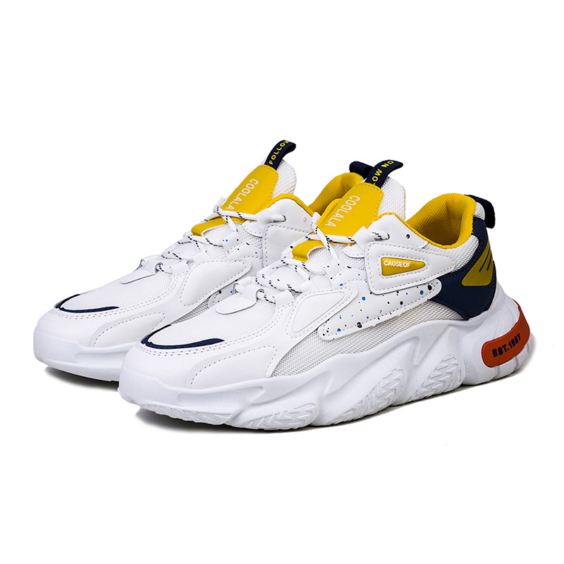 Wholesale foreign trade casual shoes men's shoes 2024 new shoes spring breathable dad shoes men's low top sports shoes