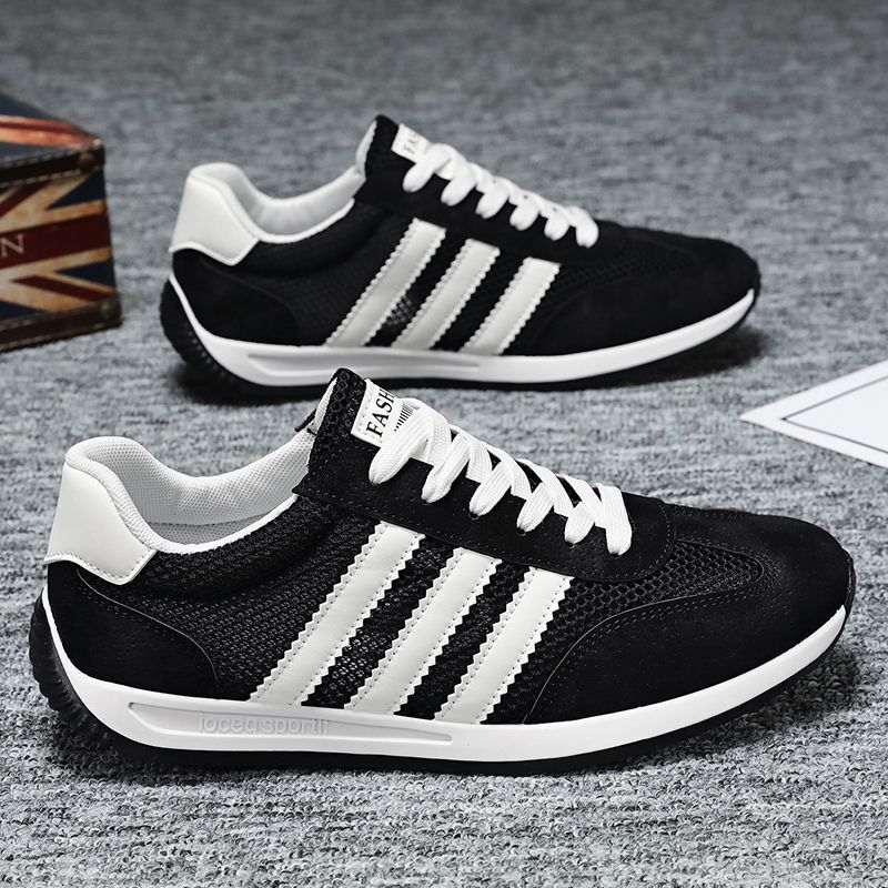 Summer men's shoes mesh breathable sports casual running shoes soft sole fashionable Forrest Gump shoes trendy retro white shoes