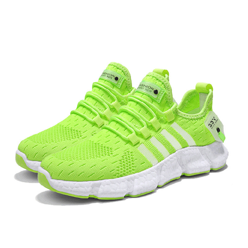 Cross border foreign trade men's shoes autumn trend men's casual shoes fashion running shoes new fly woven sports shoes men