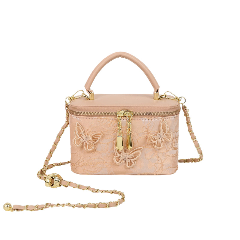 New 2025 baguette saddle bag European and American retro fashion high-end women's bag foreign trade cross-border small square bag box bag