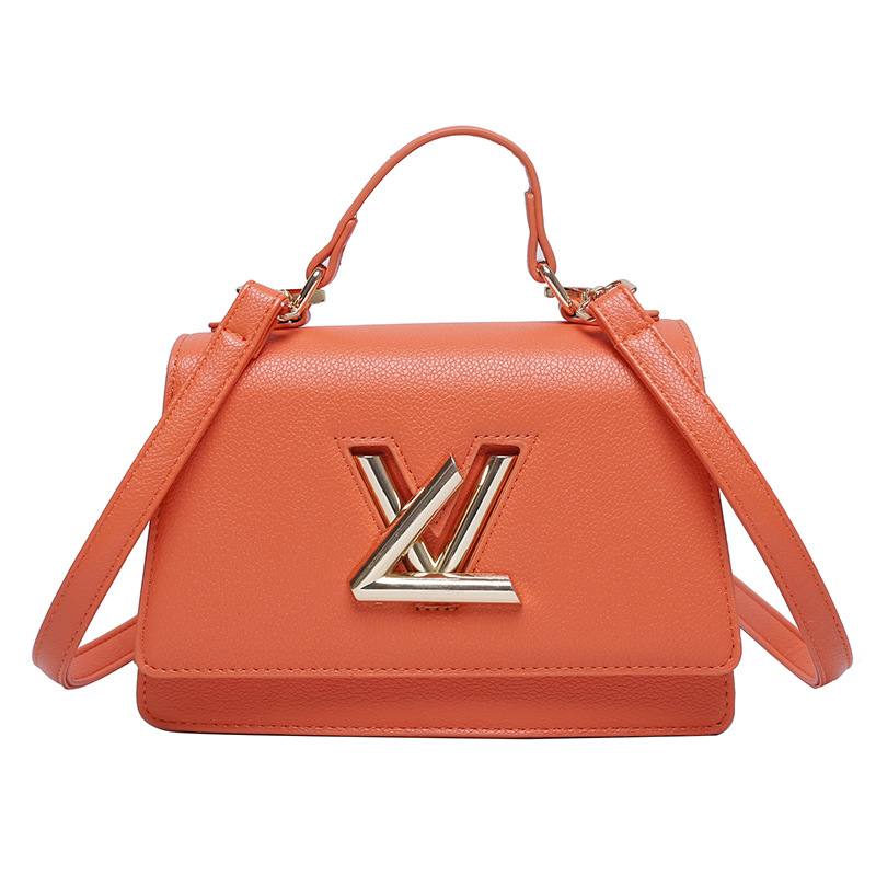Small square bag large capacity factory goods 2024 new single shoulder crossbody handbag wholesale cross-border fashionable ladies lychee pattern women's bag