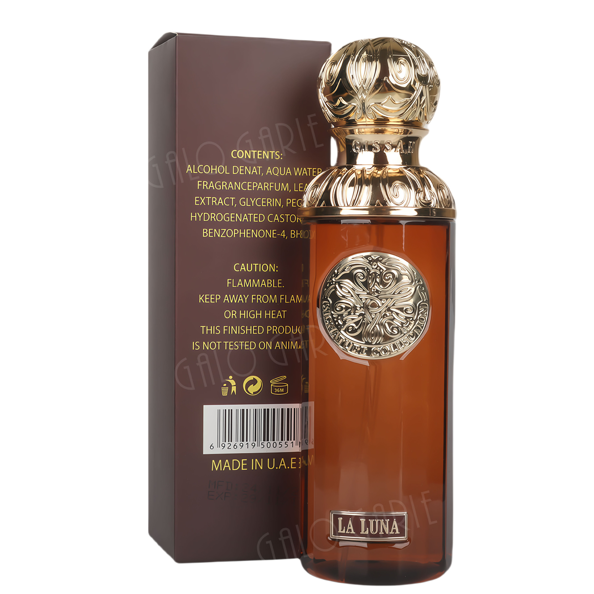 Perfume Gissah Gissah La Luna Middle East perfume 250ml Dubai Arab perfume