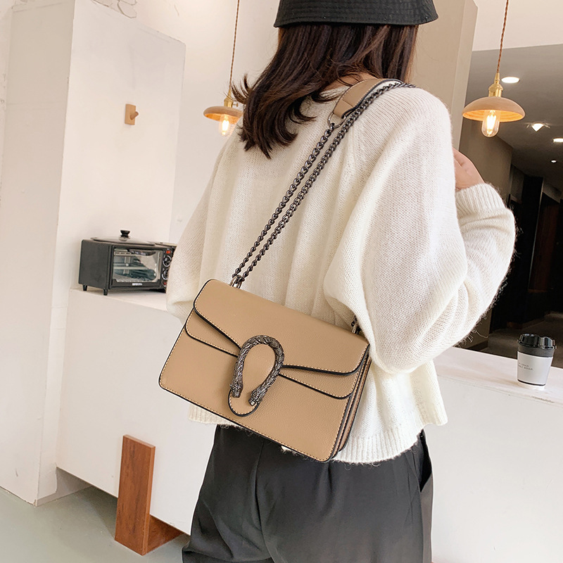 2023 New Large Capacity Single Shoulder Crossbody Wine God Cross border Foreign Trade Factory Wholesale Bag with Litchi Pattern Small Square Bag for Women