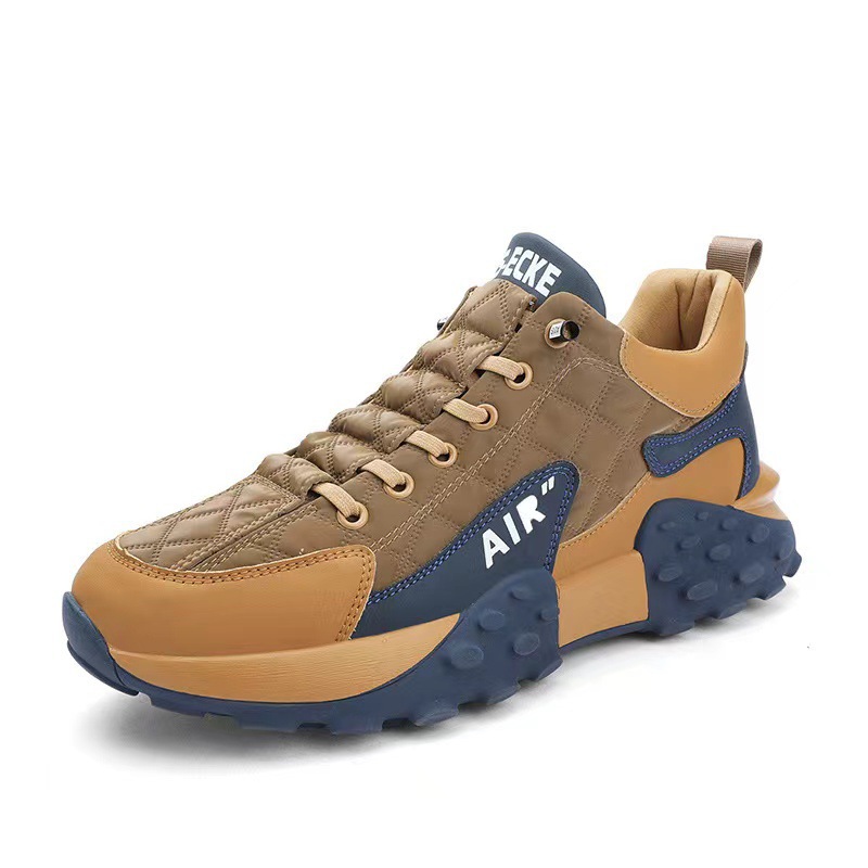 Cross border thick soled dad shoes men's 2025 spring Korean version comfortable running Forrest Gump shoes low cut breathable sports men's shoes