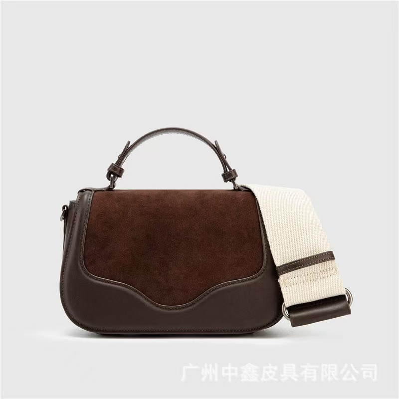 Z cross-border fashion bag design handbag drum texture single shoulder crossbody bag, stylish and clear crossbody small square bag