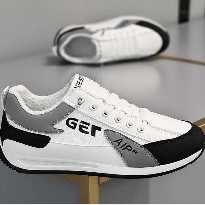 Cross border men's shoes 2025 new spring style lazy one foot running sports shoes men's casual Forrest Gump dad trendy shoes