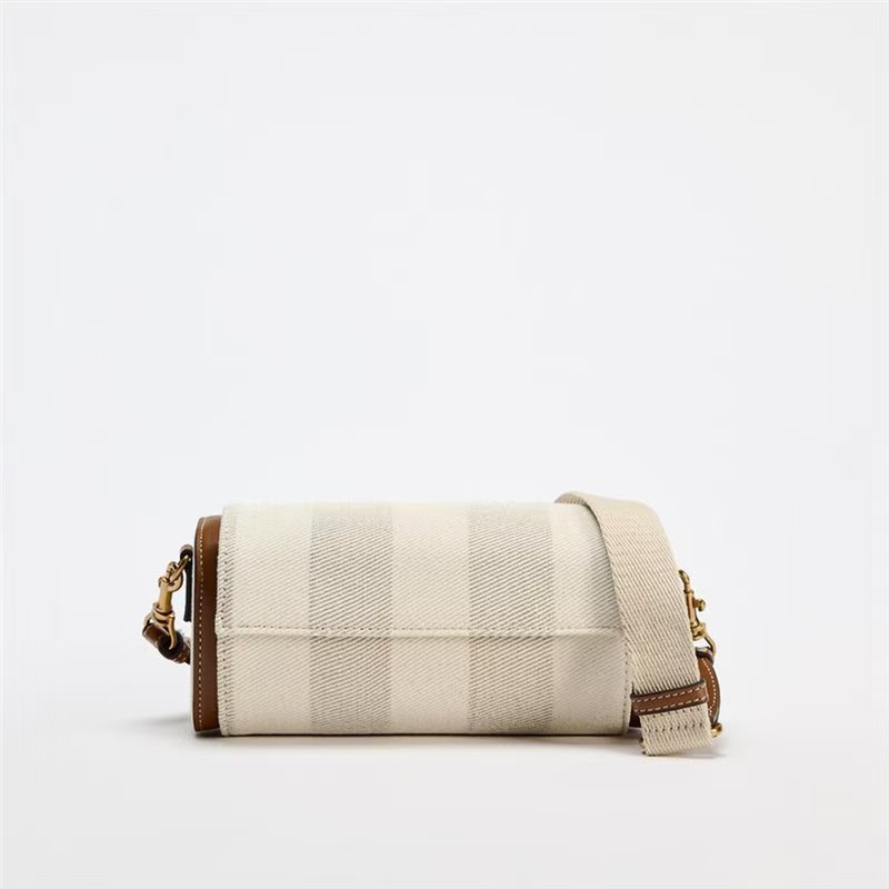 Cross border women's bag 2025 new high-end texture women's bag niche design cylindrical single shoulder crossbody pillow bag for women