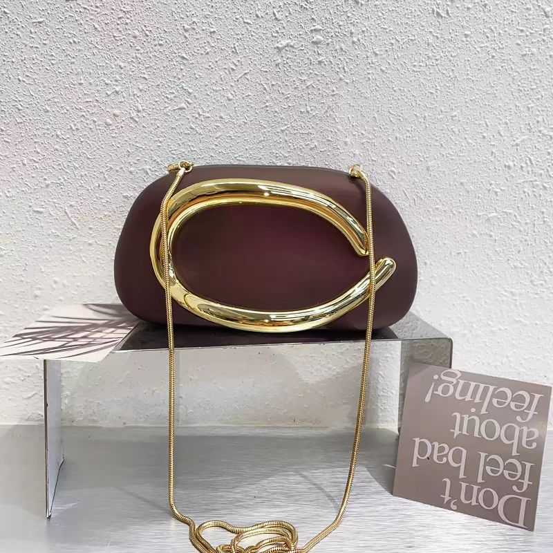 Cross border women's bag 2025 new jade shaped shell acrylic bag fashion dinner handbag crossbody bag