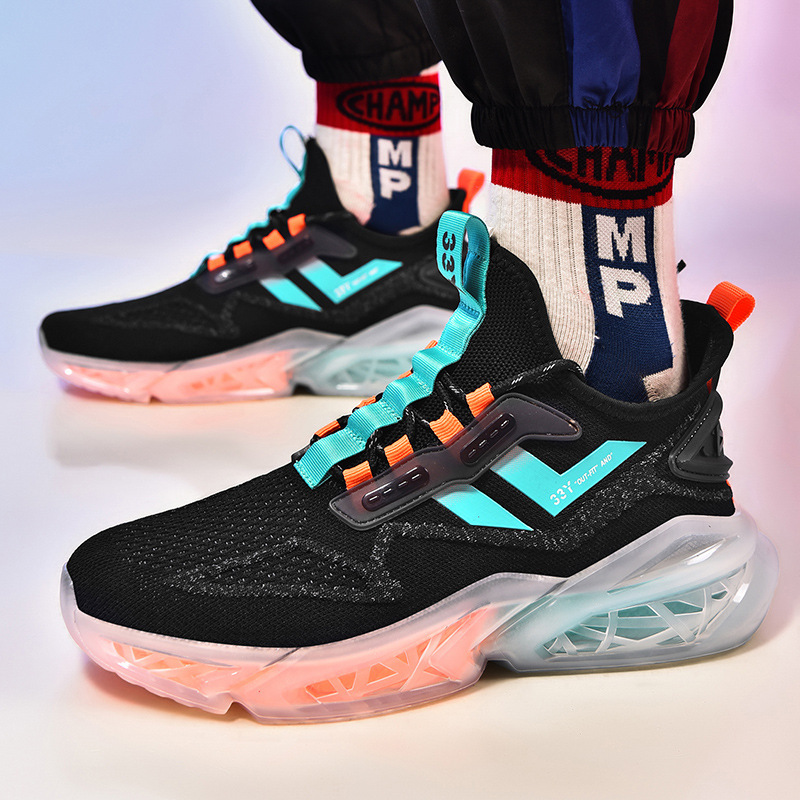 2022 New Dad Shoes Retro Men's Shoes Cross border Sports Running Shoes Summer Men's Casual Shoes Jelly Bottom Men's Shoes