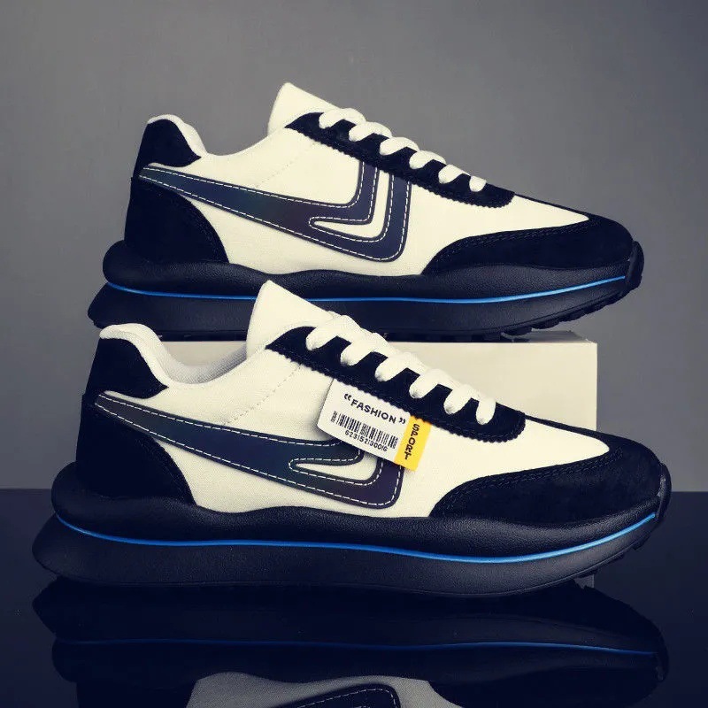 Cross border 2024 summer men's shoes, foreign trade casual shoes, shoes men, one foot kick, fly woven breathable men's sports shoes