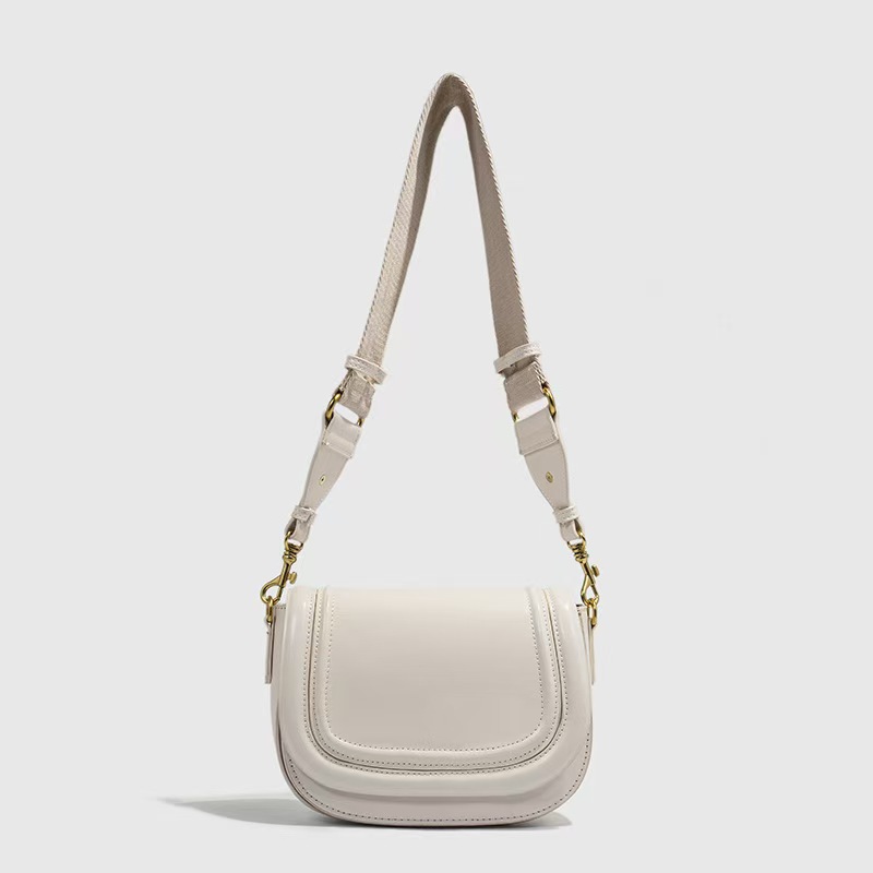 Z Family Women's Bag Cross border Foreign Trade Explosive Bag 2025 New Women's Bag Wide Shoulder Strap Single Shoulder Diagonal Underarm Saddle Bag