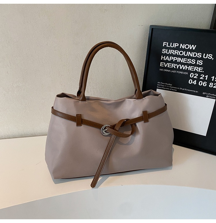 2025 New Handheld Large Capacity Shopping Bag for Outing, High end Women's Bag for Foreign Trade, Strong and Durable Cross border, Trendy and Fashionable