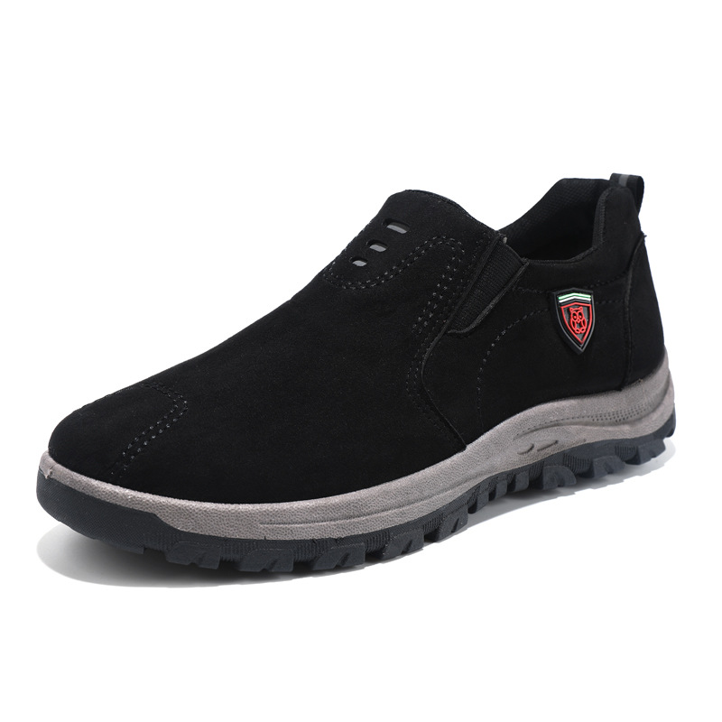 Cross border plus size men's shoes autumn sleeve low top shoes breathable men's suede outdoor sports and leisure men's shoes wholesale
